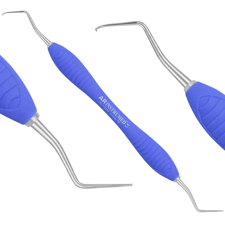 AR Instrumed Stainless Steel Furcator KS Scaler, AR Premium Blue Handle, 1/Pk. Features a polished