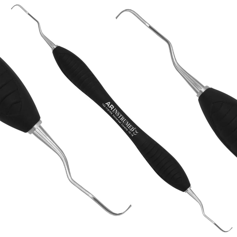 AR Instrumed Stainless Steel 15/16 Universal Curette, AR Premium Black Handle, 1/Pk. Features