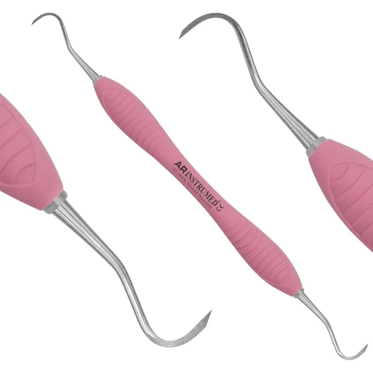 AR Instrumed Stainless Steel Williger Scaler, AR Premium Pink Handle, 1/Pk. Durable