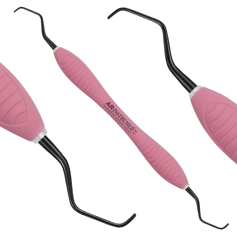 AR Instrumed Stainless Steel 9/10 Gracey Curette, Titanium Coated Tips, AR Premium (102-900MPPS)
