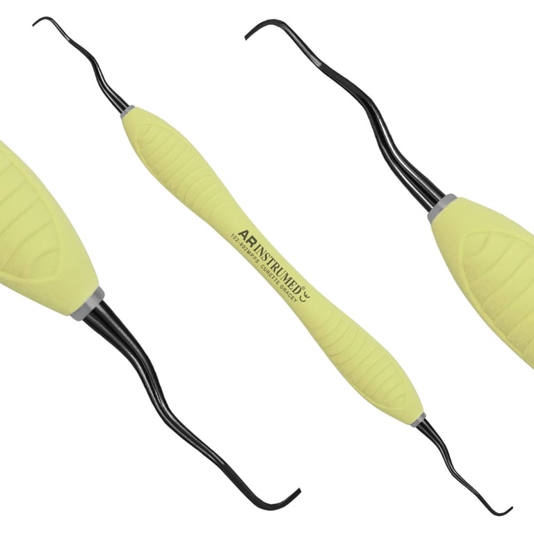 AR Instrumed Stainless Steel AR Premium Plus 13/14 Gracey Curette, Titanium Coated (102-902MPPS)
