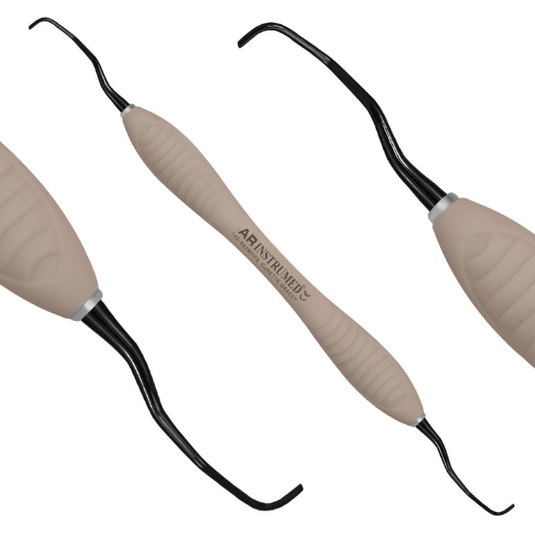 AR Instrumed Stainless Steel AR Premium Plus 15/16 Gracey Curette, Titanium Coated (102-903MPPS)
