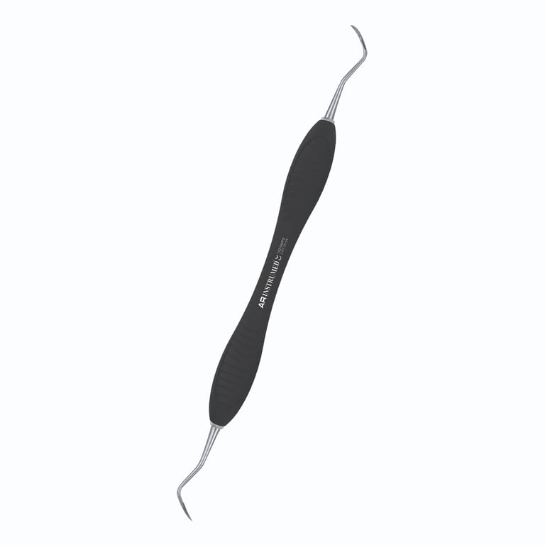 AR Instrumed Stainless Steel 13S/14S McCall Curette, AR Premium Black Handle, 1/Pk. Features