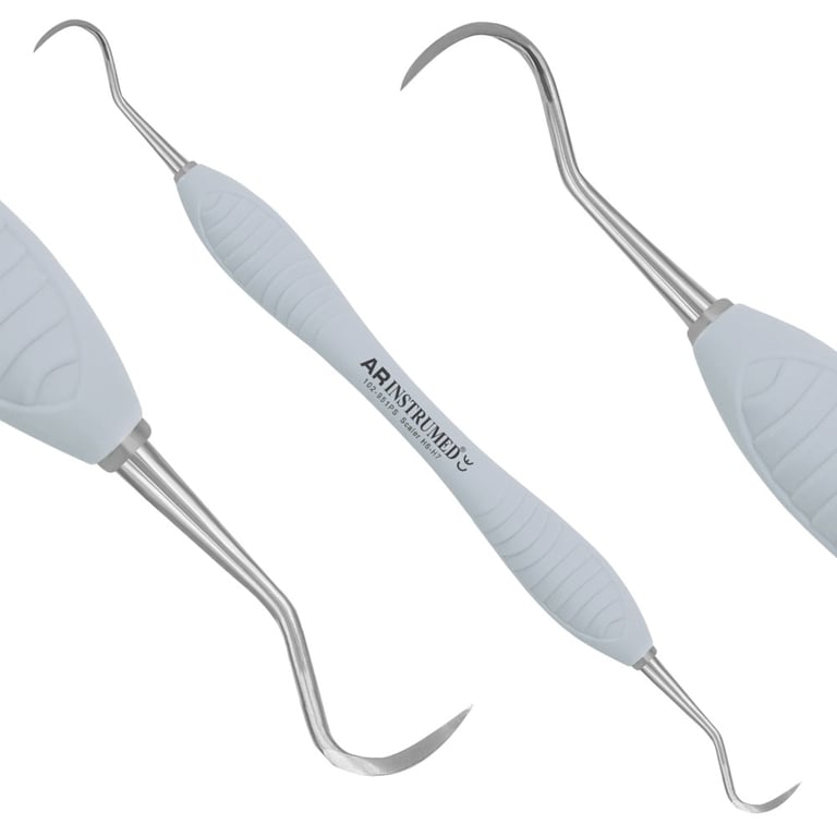 AR Instrumed Stainless Steel H6/H7 Scaler, AR Premium Gray Handle, 1/Pk. Features a polished