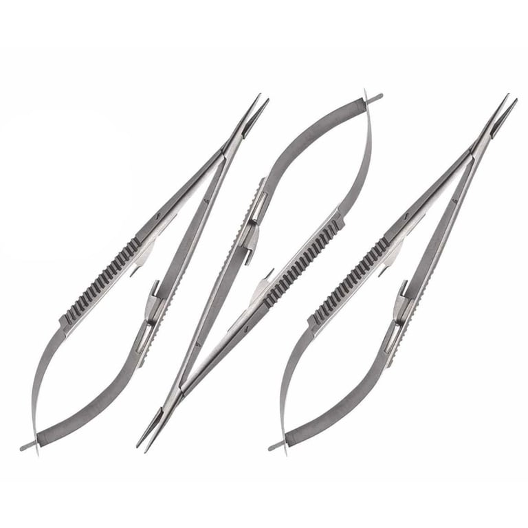 Artman Instruments Castroviejo Needle Holder, Straight, 5.5 inches, 3/Pk