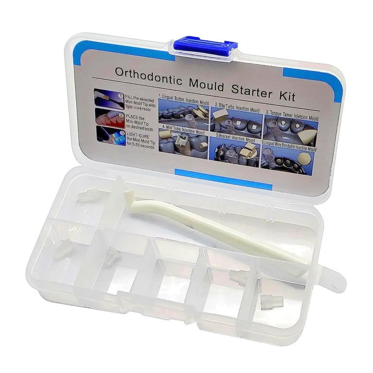 Artman Instruments Orthodontic Mould Starter Kit, 6/Pk. With six flexible plastic molds attached