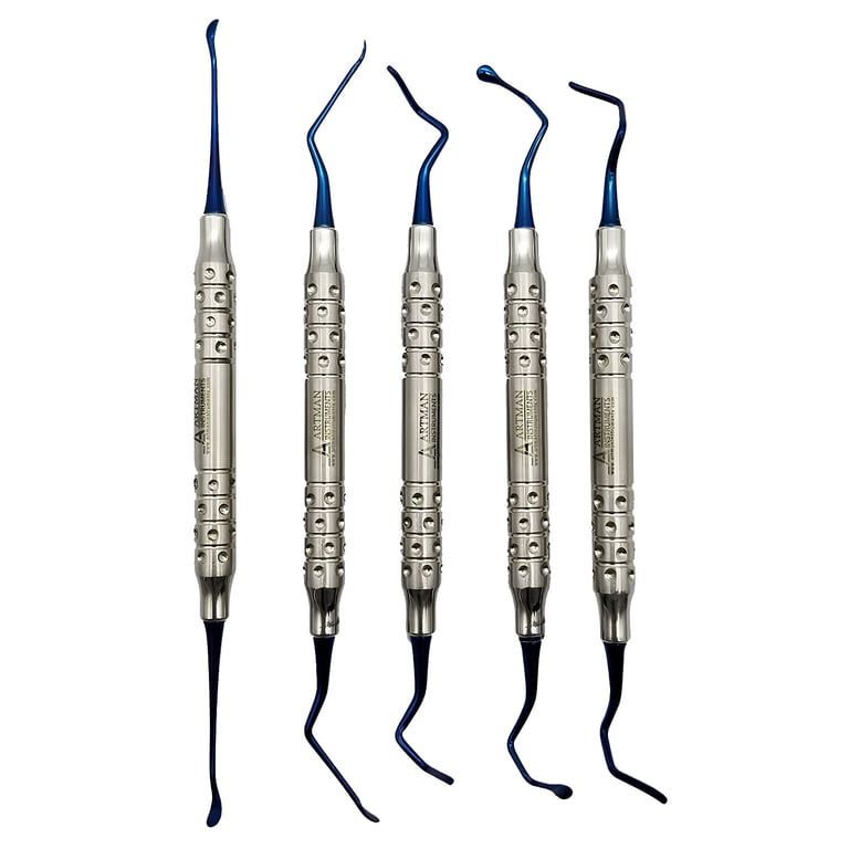 Artman Instruments Vista Tunneling Procedure Kit, Blue Plasma Coating, 5/Pk. Periodontal gum