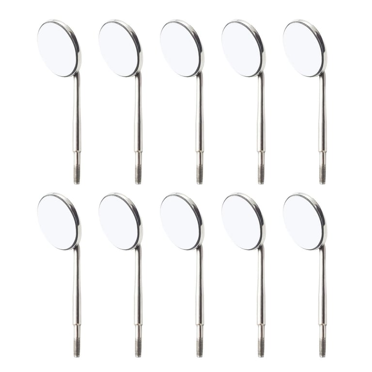 Artman Instruments Rhodium Front Surface Dental Examination Mirror Tops, #5, 12/Pk