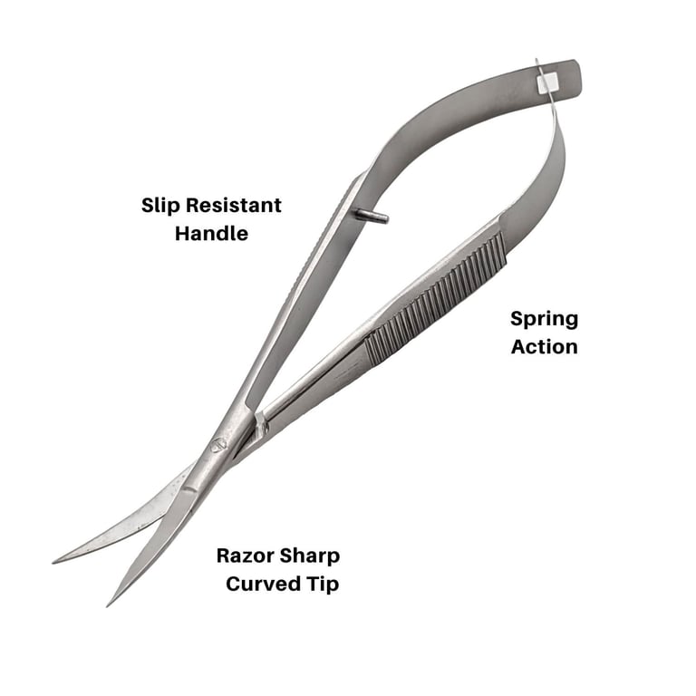 Artman Instruments Castroviejo Scissor, Curved, 4