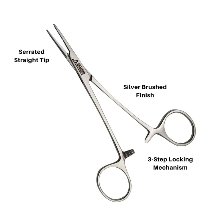 Artman Instruments 5" Mosquito Hemostat Artery Fo