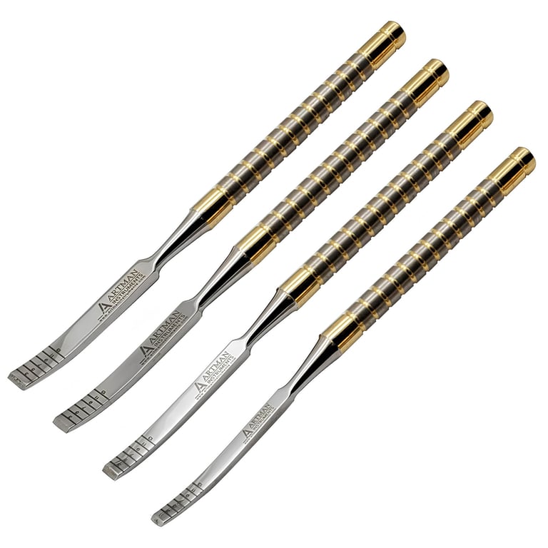 Artman Instruments Curved Bone Splitting Chisels Set, 4/Pk | Net32