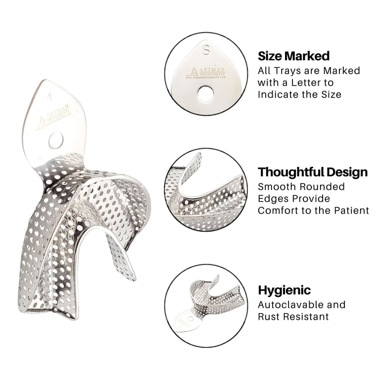 Artman Instruments Impression Trays, 6/Pk