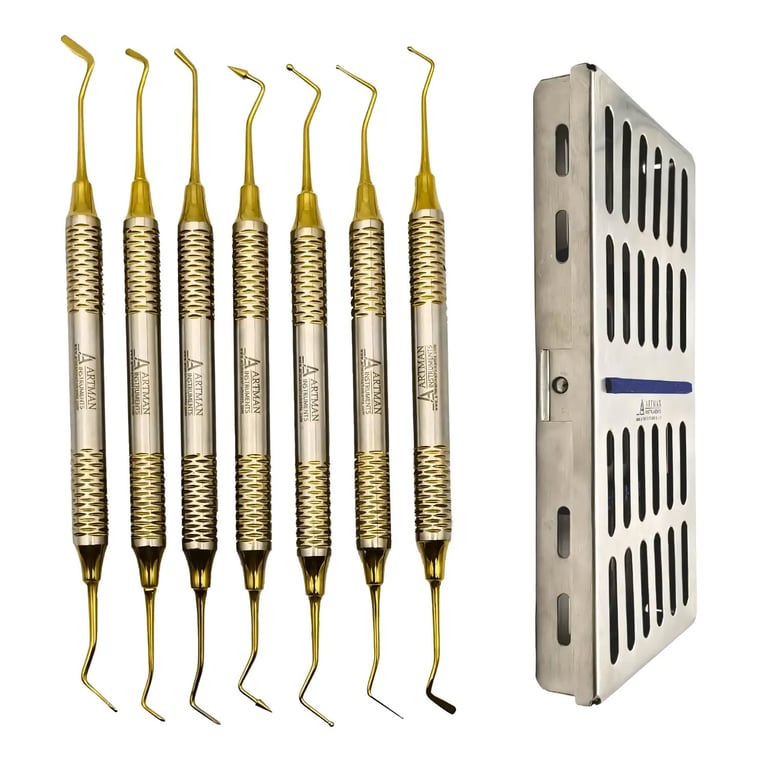 Artman Instruments Composite Instruments Kit, 7/Pk. Designed for precision in dental procedures