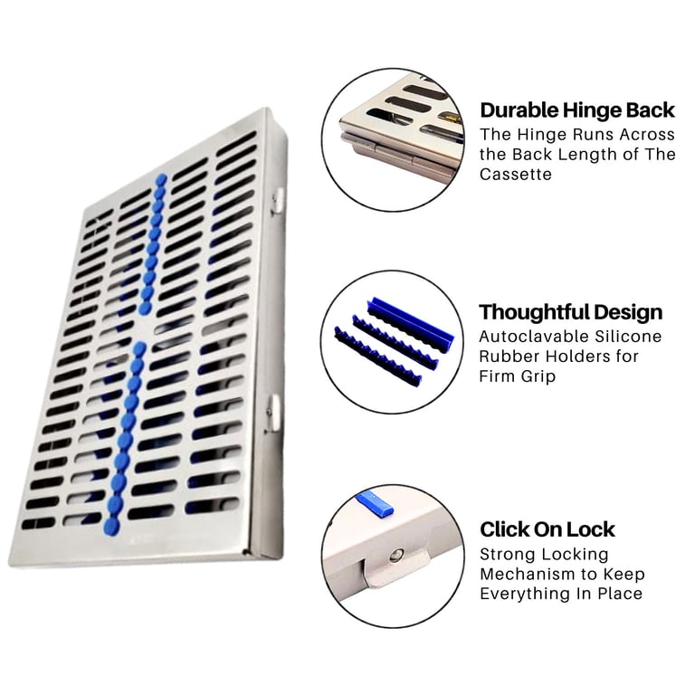   MILLENNIUM PLAQUETTEセット Artman Instruments 20 Instrument Cassette Rack, 1/Pk | Net32