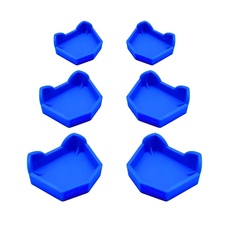 Artman Instruments Dental Base Forming Kit, 6/Pk. Dental plaster mold base includes 6 casting