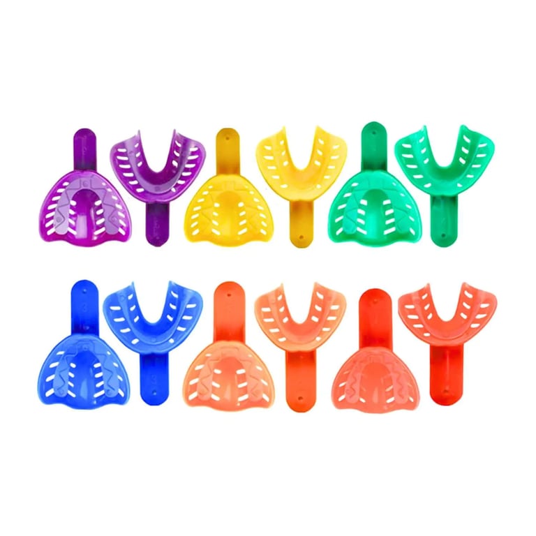 Artman Instruments Dental Impression Trays, Assorted Sizes, 12/Pk. Designed for comfort they