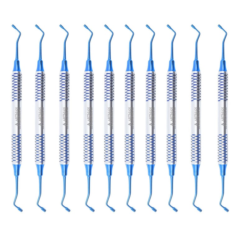 Artman Instruments Amalgam Plugger, 2.5 mm and 3 mm, 10/Pk. Two tips of different sizes of sharper