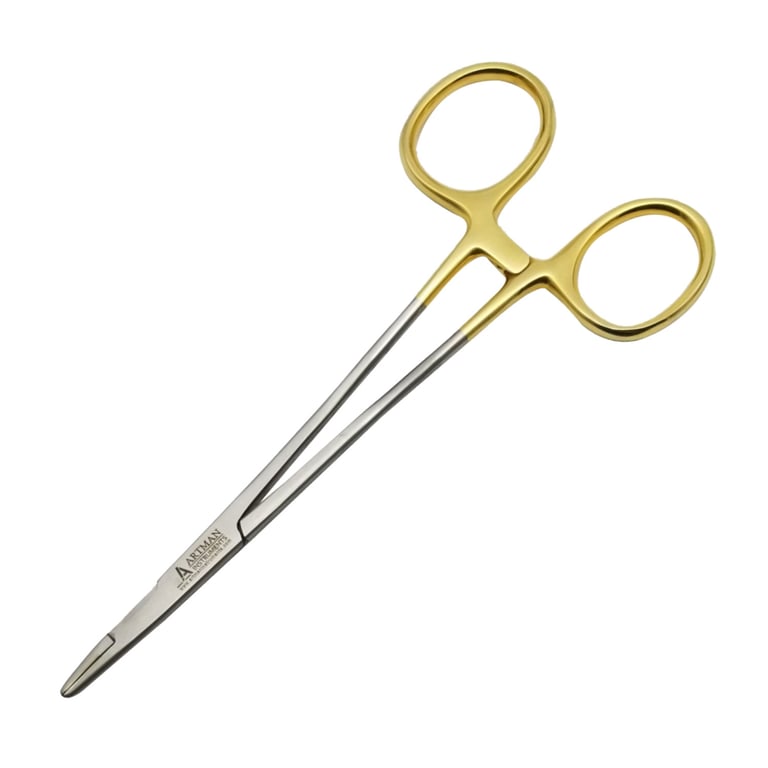 Artman Instruments Olsen Hegar Needle Holder with 6" Tungsten Carbide Inserts, Single Tool