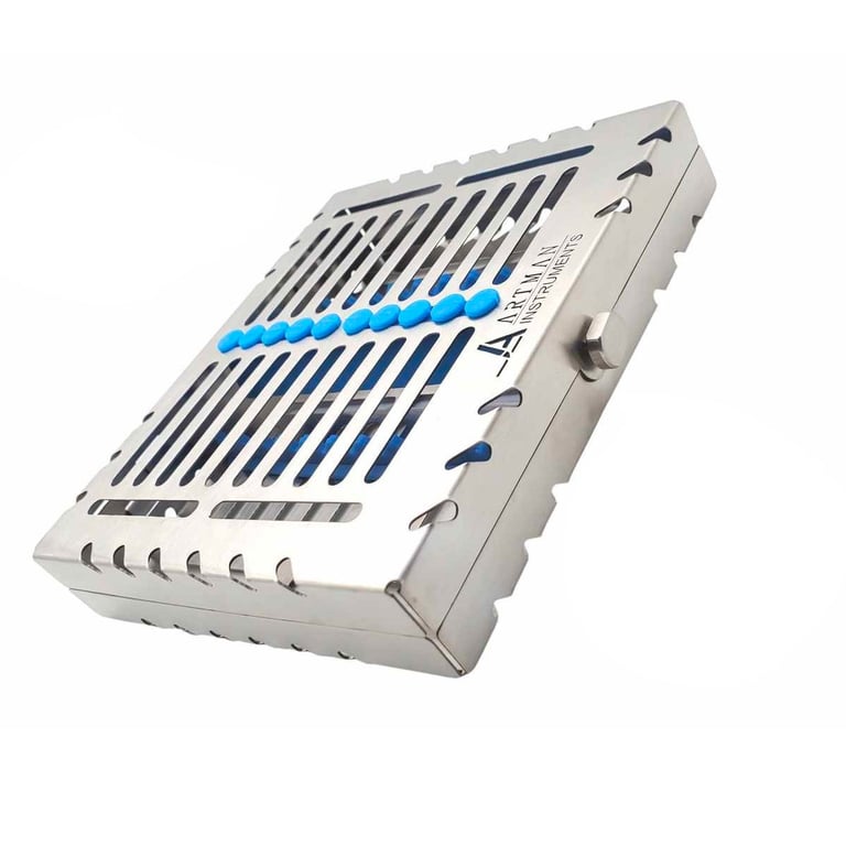 Artman Instruments Heavy Duty Autoclave Cassette Tray for 10 Instruments, Single Tray