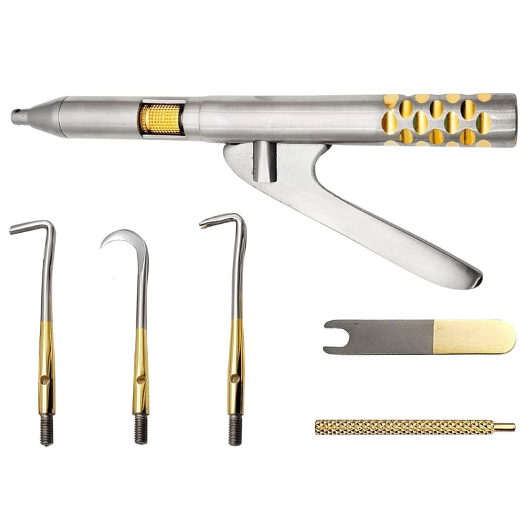 Artman Instruments Automatic Crown Remover Set, 6/Pk. Includes: pointed C shape tip, L shape tip