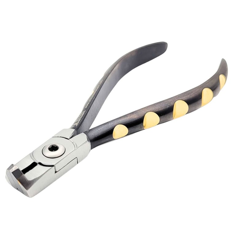 Artman Instruments Distal End Cutter, Safety Hold, Single Cutter. Golden dot premium series