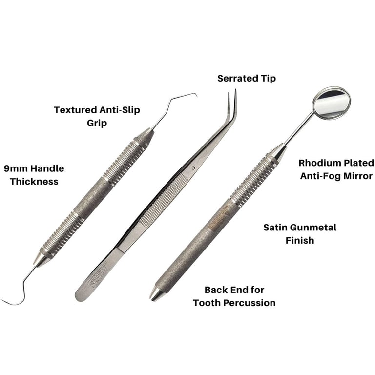 Artman Instruments Examination Mirror, Probe & Tw