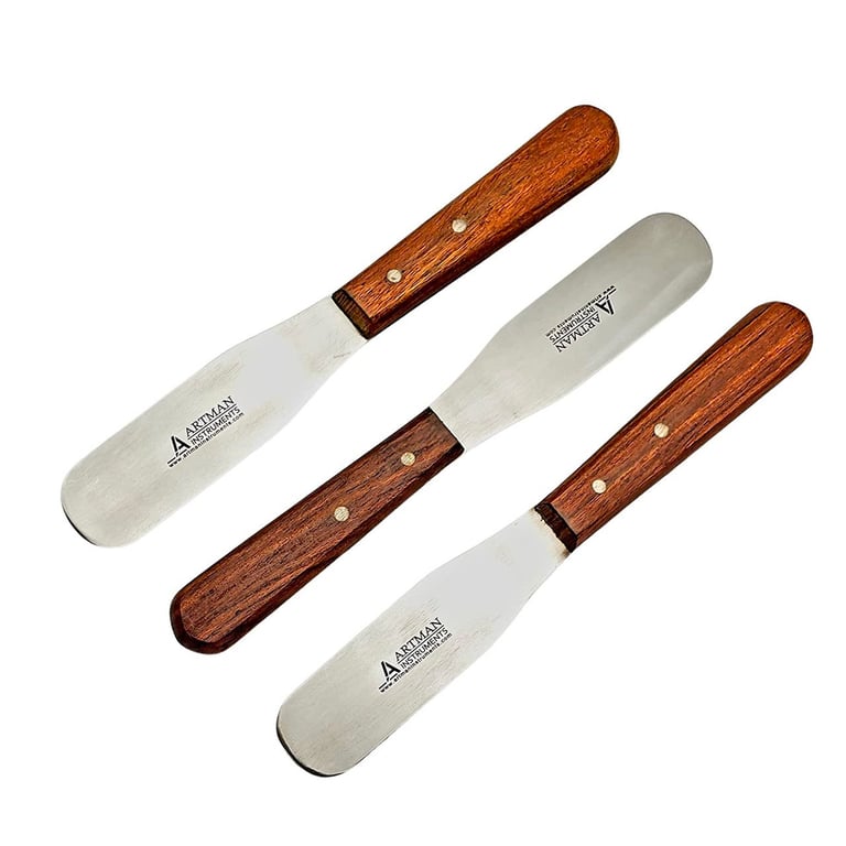 Artman Instruments 8" Dental Lab Spatulas, Straight, 3/Pk