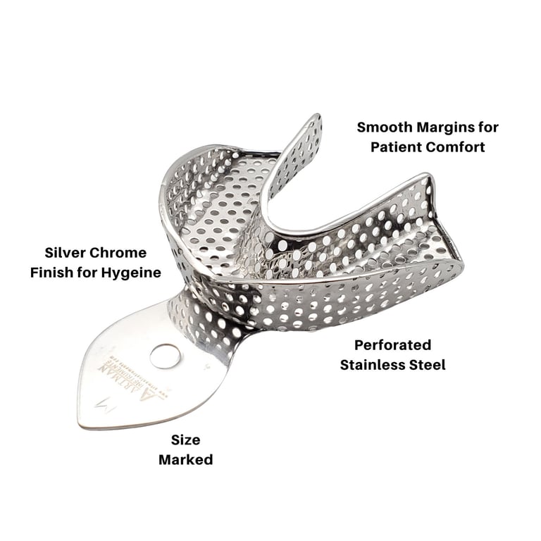 Artman Instruments Dental Impression Trays, Assor