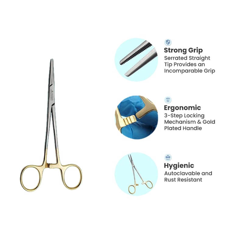 Artman Instruments 6" Stainless Steel Hemostat Mo
