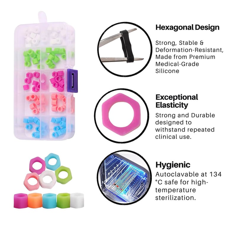 Artman Instruments 6mm Silicone Hexagonal Dental 
