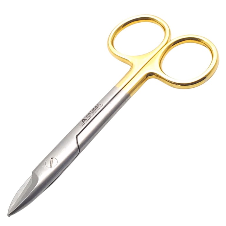 Artman Instruments 4.25" Straight Crown Collar Cutting Scissors with Tungsten Carbide, 1/Pk