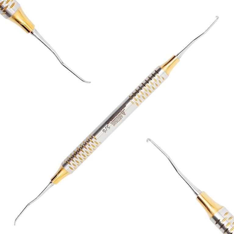 Artman Instruments #5/6 Stainless Steel Gracey Curette, Double-Ended, 1/Pk. Designed for use on