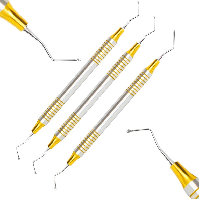 Artman Instruments Stainless Steel Lucas Curettes, 3-Piece Set ...