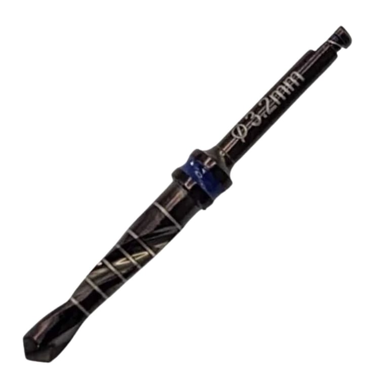 Artman Instruments 3.2mm Titanium-Coated Stainless Steel Osteotomy Implant Drill, 1/Pk. Designed