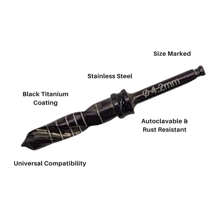 Artman Instruments 4.2mm Titanium-Coated Stainles