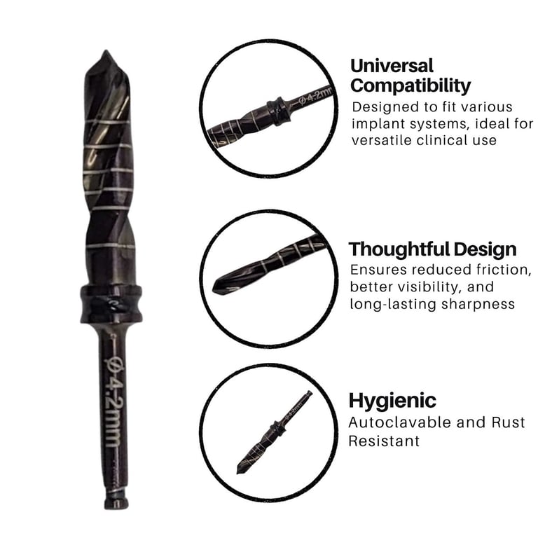 Artman Instruments 4.2mm Titanium-Coated Stainles
