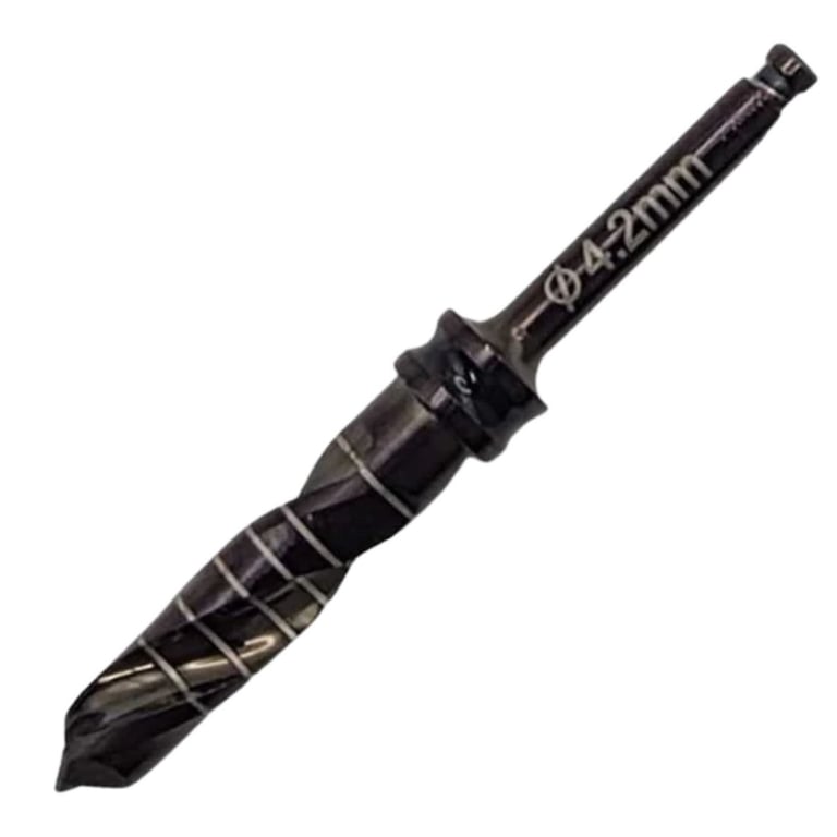 Artman Instruments 4.2mm Titanium-Coated Stainless Steel Osteotomy Implant Drill, 1/Pk. Designed