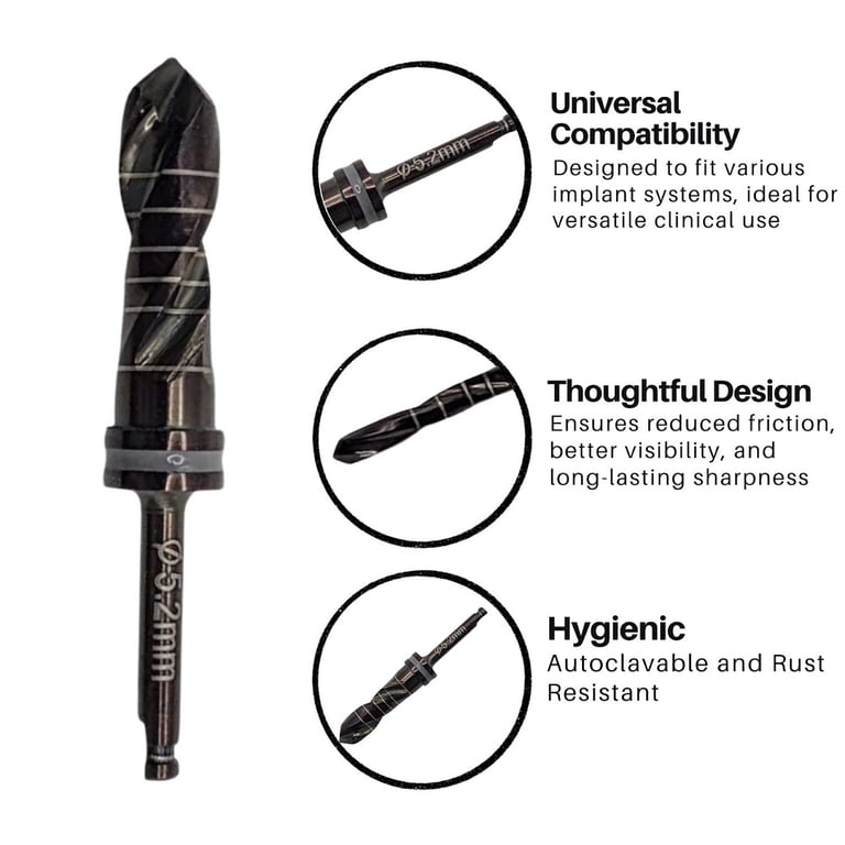 Artman Instruments 5.2mm Titanium-Coated Stainles