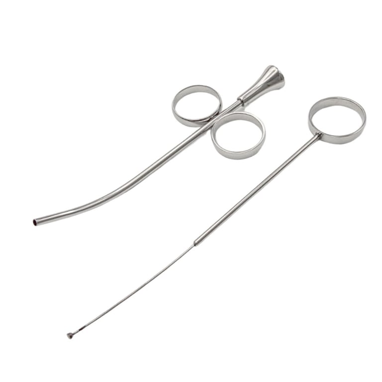 Artman Instruments 2.5mm Stainless Steel Bone Graft Implant Syringe, Curved, 1/Pk. Lightweight