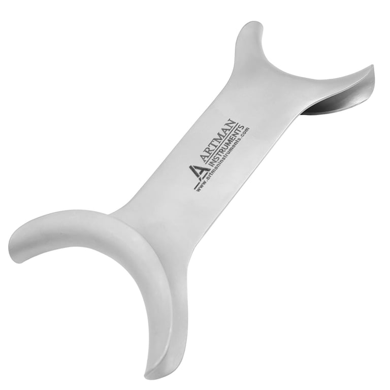 Artman Instruments 4.5" Stainless Steel Dental Cheek Retractor, 1/Pk. Features smooth rounded