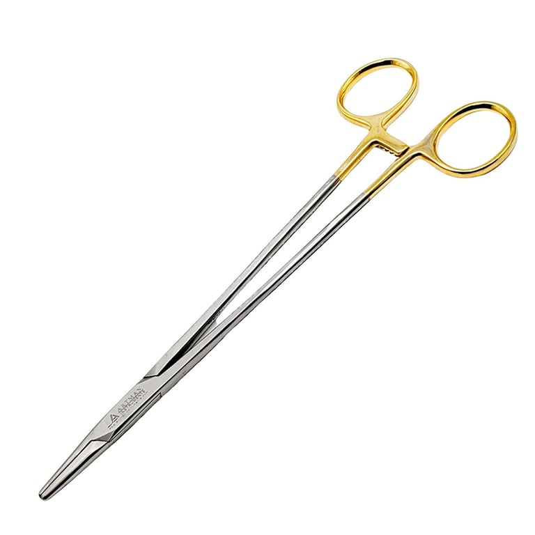 Artman Instruments 10" Stainless Steel Mayo Hegar Needle Holder, 1/Pk. Designed with tungsten