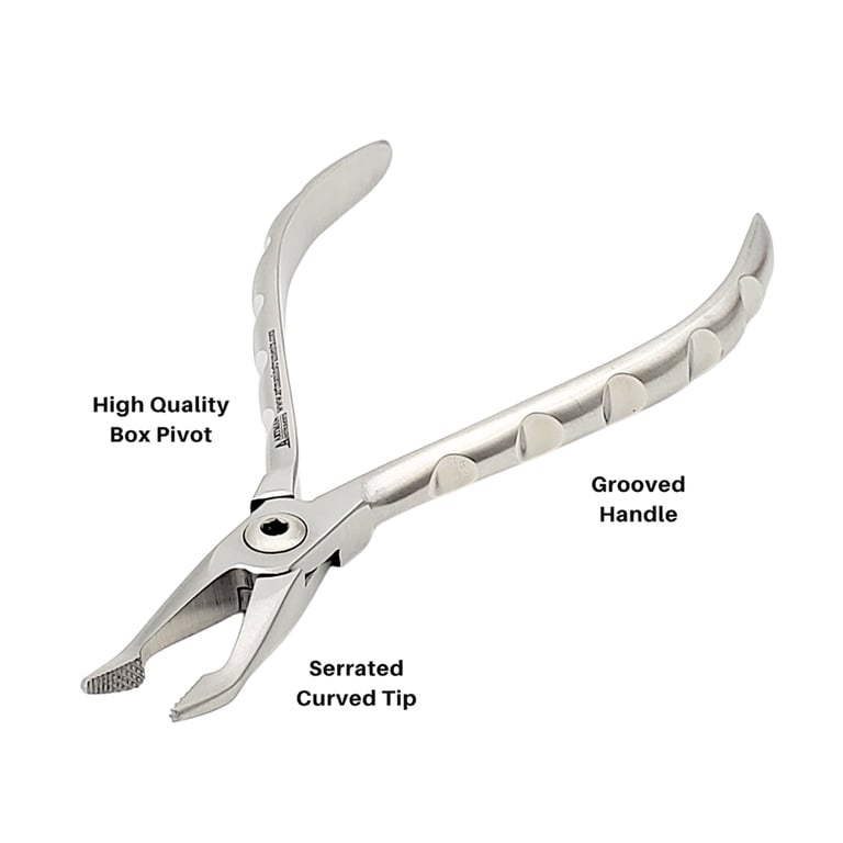 Orthodontic Weingart Pliers - Distal Arch Wire Bending, Placing, Holding Instrument, Stainless Steel & Tungsten Carbide