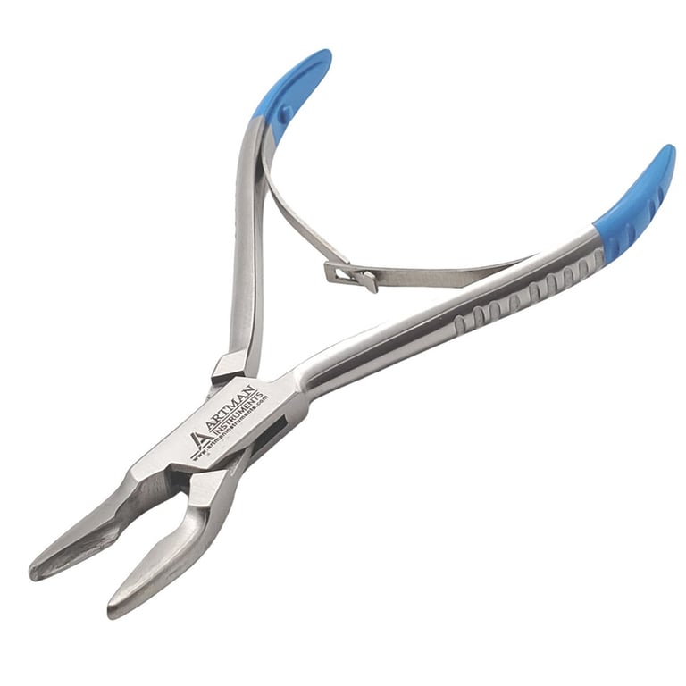 Artman Instruments 6" Stainless Steel Bone Rongeur, Slightly Curved, 1/Pk. Features a double