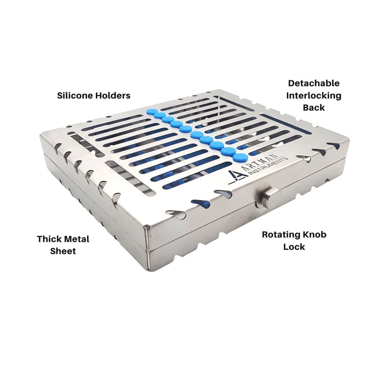 Artman Instruments 7.25" x 5.75" x 1.4" Stainless