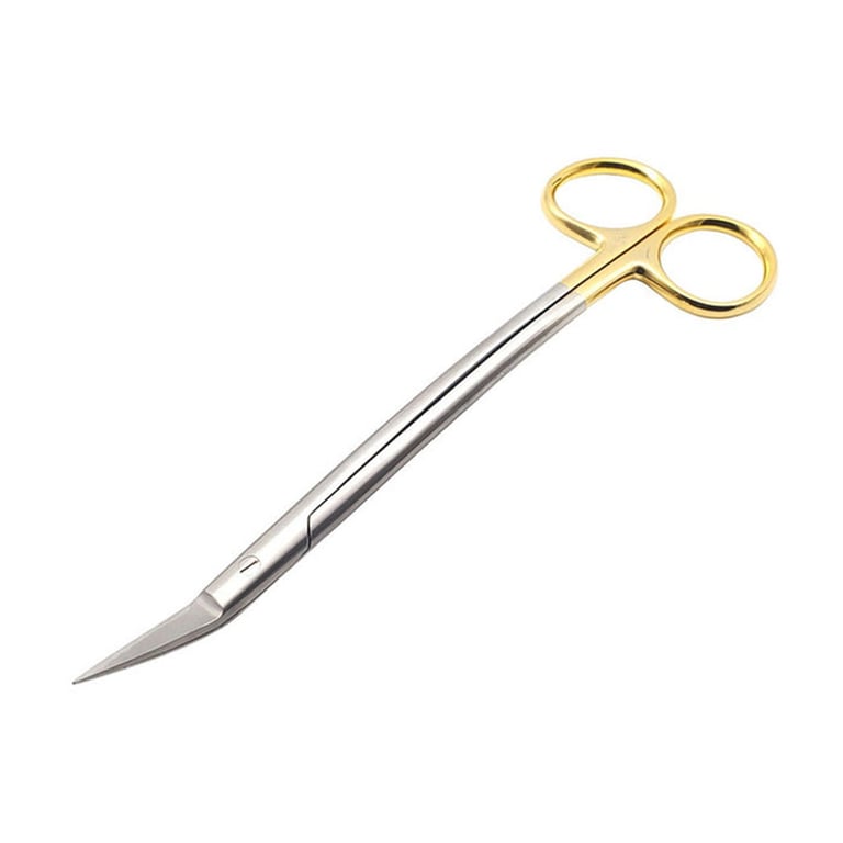 Artman Instruments 7" Dean Scissor, Double Curved Gold Plated, 1/Pk. Features long-lasted