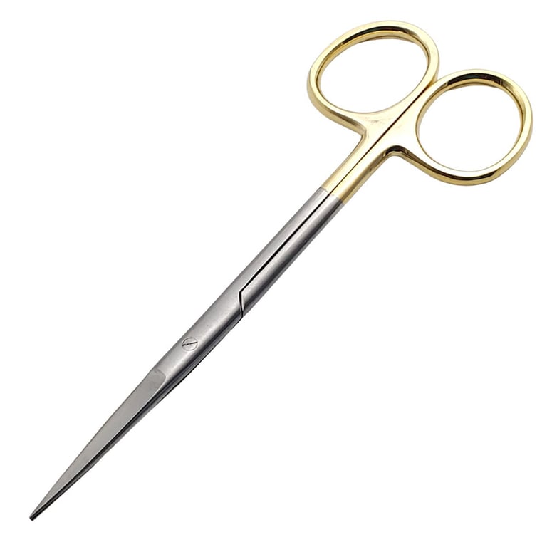 Artman Instruments 5" Stainless Steel Surgical Scissors, Straight, 1/Pk. Features tungsten carbide