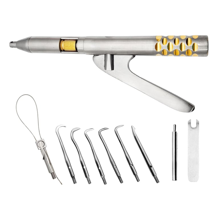 Artman Instruments Automatic Crown/Bridge Remover, Implant Based Denture Remover with Assorted