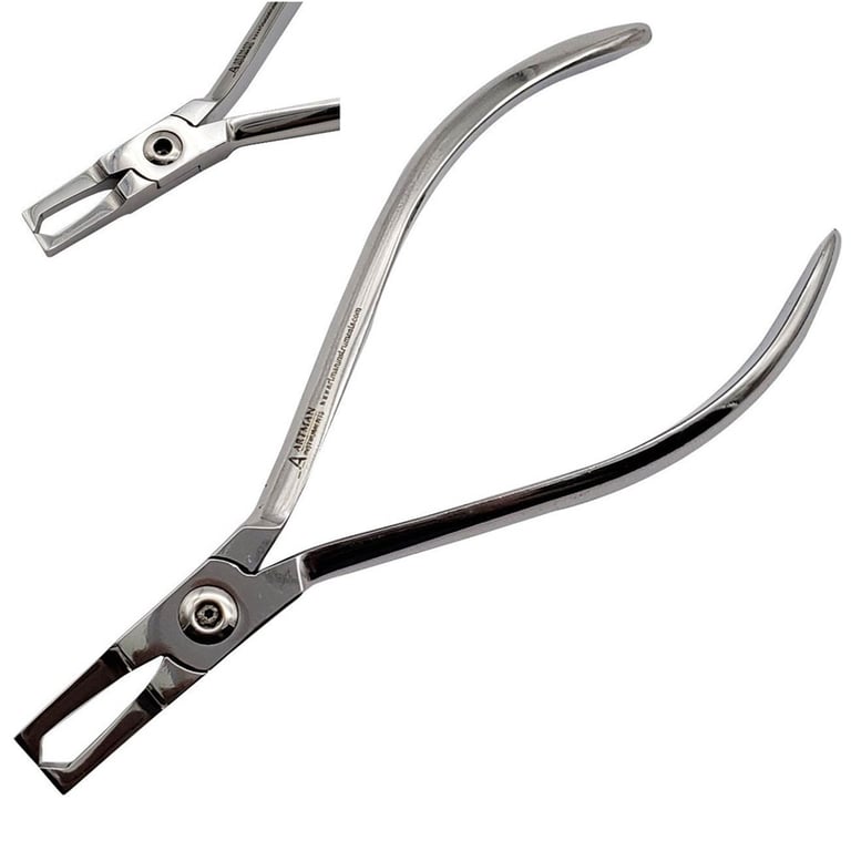 Artman Instruments Orthodontic Braces Bracket Removing Pliers, 1/Pk. Features straight tip