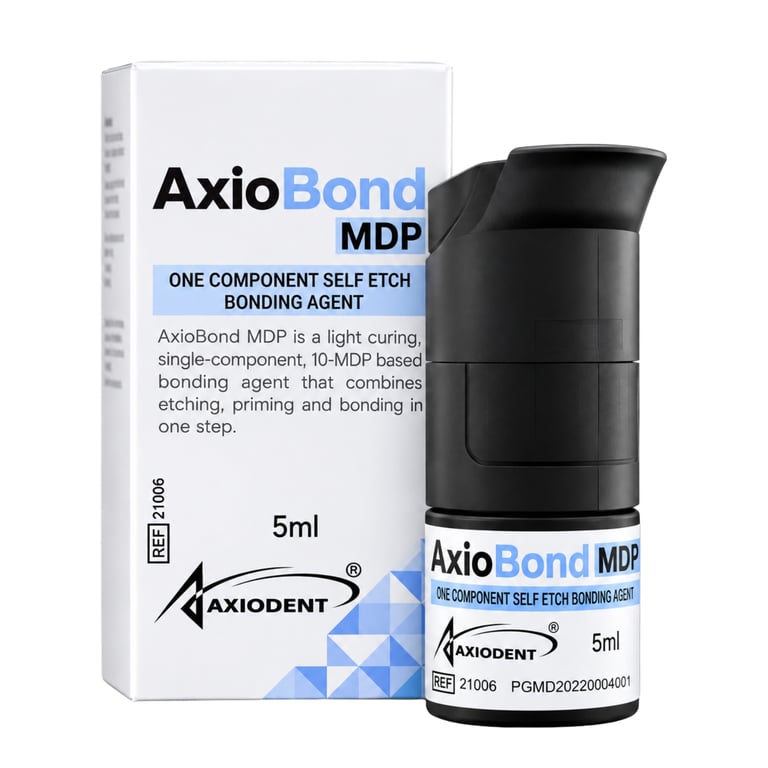 AxioBond MDP Light-Cure Self-Etch Bonding Adhesive, 5ml Bottle, 1/Pk. Light-cured single-component