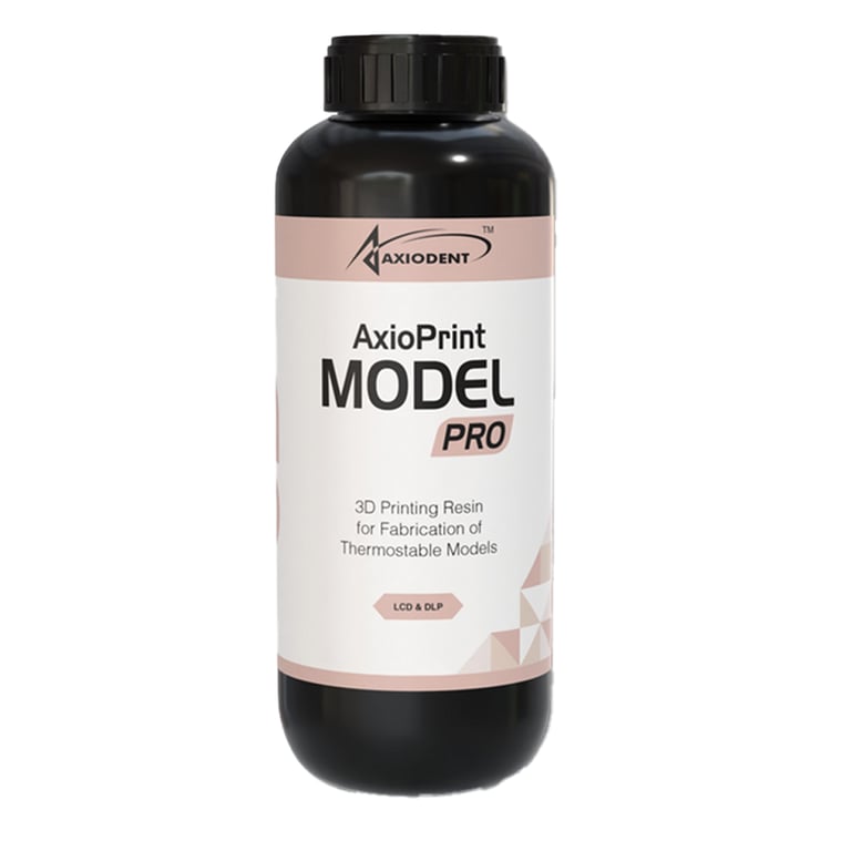 AxioPrint Model PRO Dental Model 3D Printing Resin, 1000g Bottle, 1/Pk. Odor-free material